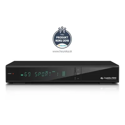 Satelitní přijímač AB CryptoBox 752HD Combo DVB-T2/S2/C