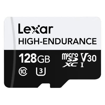 Lexar paměťová karta 128GB High-Endurance microSDHC/microSDXC™ UHS-I card, (čtení/zápis:100/45MB