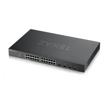 Zyxel XGS1935-28, 28 Port Lite-L3 Smart Managed Switch, 24x Gigabit Copper and 4x 10G SFP+, hybr