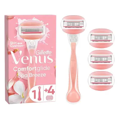 Dámský holicí strojek GILLETTE Venus ComfortGlide Spa Breeze + hlavice 4 ks