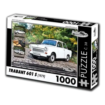 RETRO-AUTA Puzzle č. 38 Trabant 601 S (1979) 1000 dílků