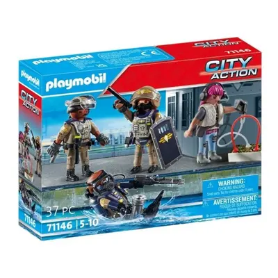 Stavebnice Playmobil 71146 Sada figurek speciální jednotky