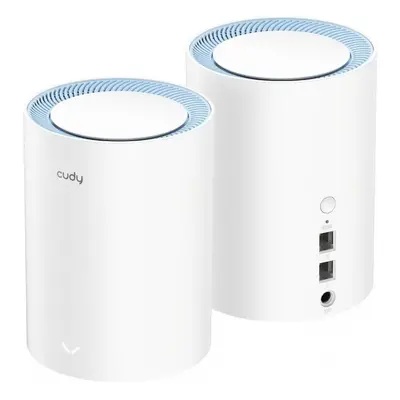 WiFi systém CUDY M1300 AC1200 Wi-Fi Gigabit Mesh Solution (2-pack)