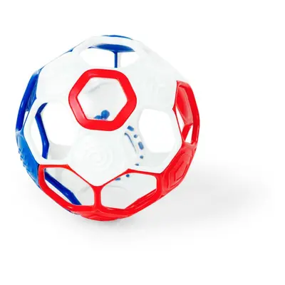 Oball Rattle Goals 10 cm Red, White/Blue