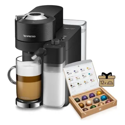 Kávovar na kapsle Nespresso De'Longhi Vertuo Lattissima Black ENV300.B