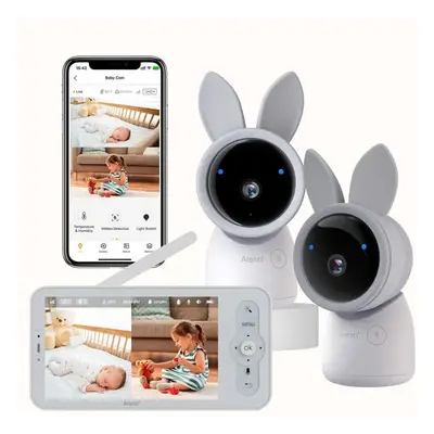 IP kamera ARENTI 3MP/2K Wi-Fi Video Baby Monitor Kit with dual cameras and LCD Screen