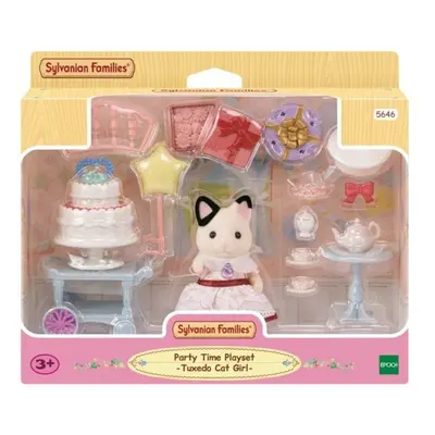 Set figurek a příslušenství Sylvanian Families Párty s kočičkou