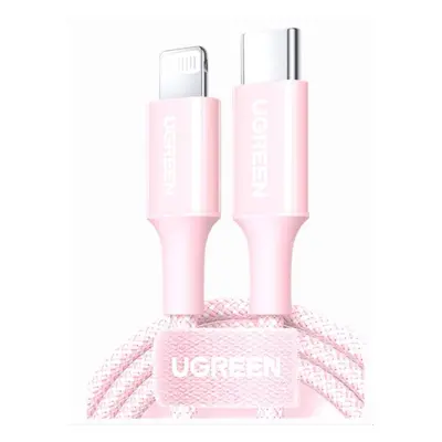 Datový kabel Ugreen USB-C to Lightning Cable 1m (Pink)