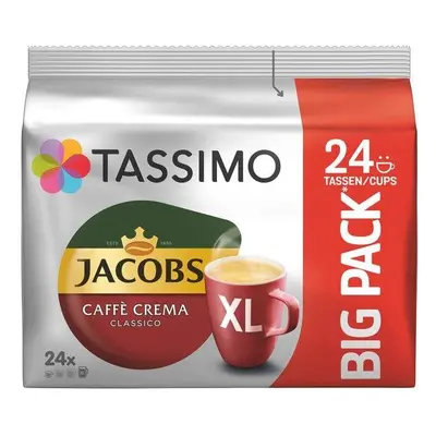 Kávové kapsle TASSIMO Jacobs Caffe Crema Classico XL 24 porcí