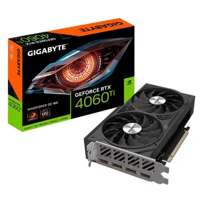 Grafická karta GIGABYTE GeForce RTX 4060 Ti WINDFORCE OC 16G