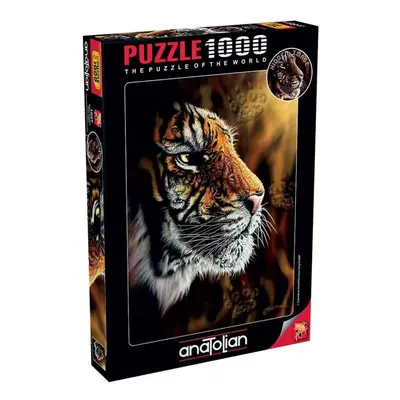 Puzzle Anatolian Puzzle Divoký tygr 1000 dílků