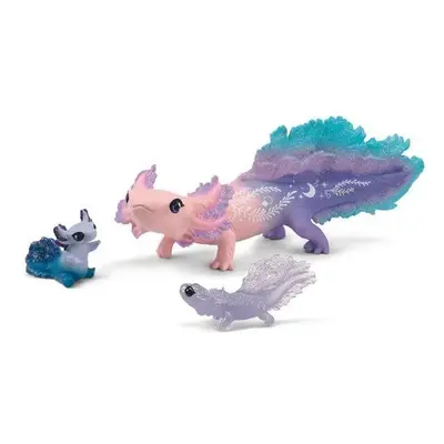 Figurky Schleich Sada pro objevování axolotlů 42628