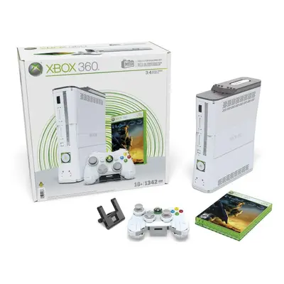 Stavebnice MEGA Xbox 360 herní konzole, replika se světly pro sběratele