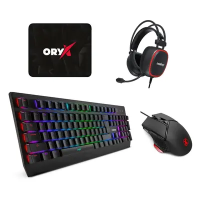 Set klávesnice a myši Niceboy ORYX Bundle elite