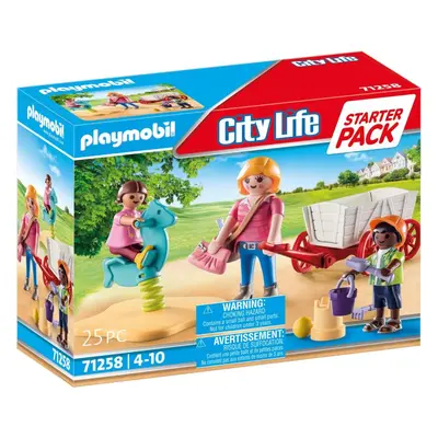 Stavebnice Playmobil 71258 Starter Pack Učitelka s vozíkem