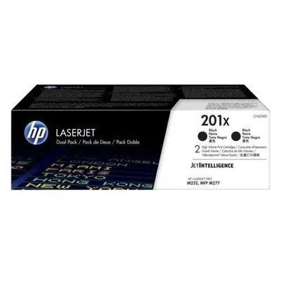 Toner HP CF400XD č. 201X Dual Pack černý 2ks originální