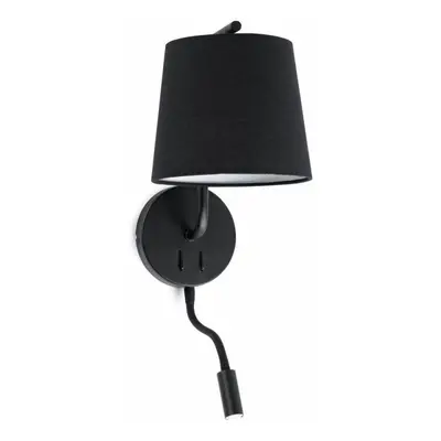 Nástěnná lampa FARO 29330 - LED Nástěnná lampička BERNI 1xE27/20W/230V + 1xLED/3W