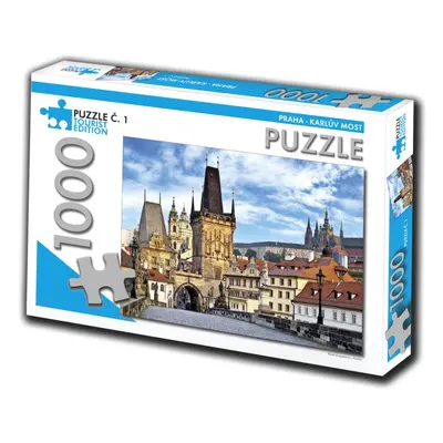 TOURIST EDITION Puzzle Praha - Karlův most 1000 dílků (č.1)