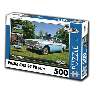 Puzzle Retro-auta Puzzle č. 57 Volha Gaz 24 VB (1977) 500 dílků