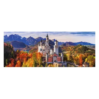 RAVENSBURGER Panoramatické puzzle Zámek Neuschwanstein 1000 dílků