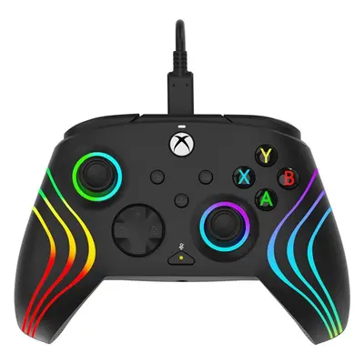 Gamepad PDP Afterglow Wave Wired Controller - Black - Xbox