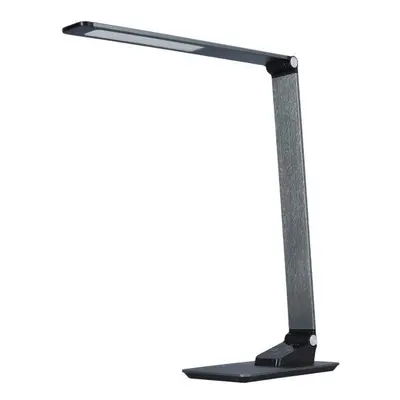 Stolní lampa Tesla stolní LED lampička Petra, CCT 3000-6000 K, 5 K 420 lm, w-charger, stříbrná