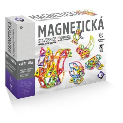 Stavebnice Magnetická stavebnice 89 ks