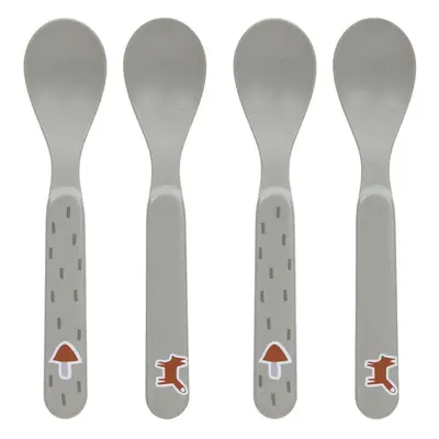 Dětský příbor Lässig Spoon Set PP/Cellulose Little Forest Fox, 4 ks