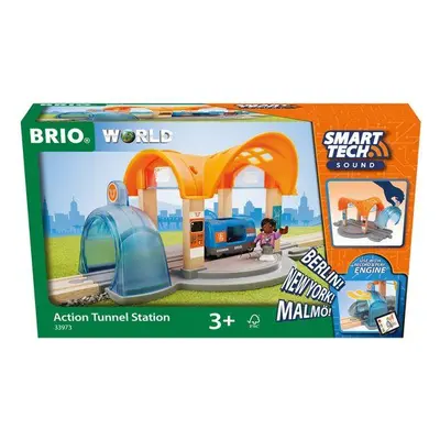 Vláčkodráha Brio World 33973 SMART TECH SOUND Vlaková stanice s tunelem