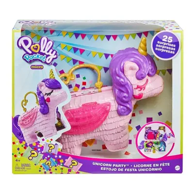 Mattel Polly Pocket Mikro Pocketová kabelka Jednorožec, GVL88