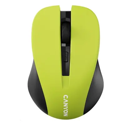 CANYON myš optická bezdrátová CMSW1, nastavitelné rozlišení 800/1000/1200 dpi, 4 tl, USB nano re