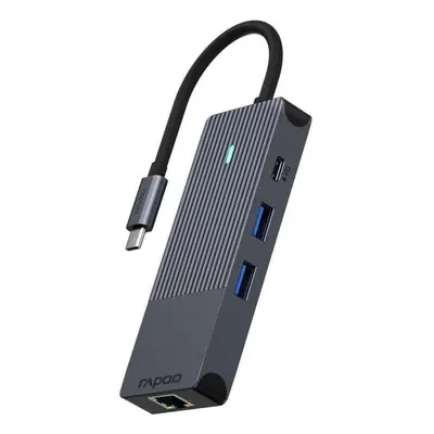 Replikátor portů Rapoo UCM-2004 8-in-1 USB-C Multiport Adapter