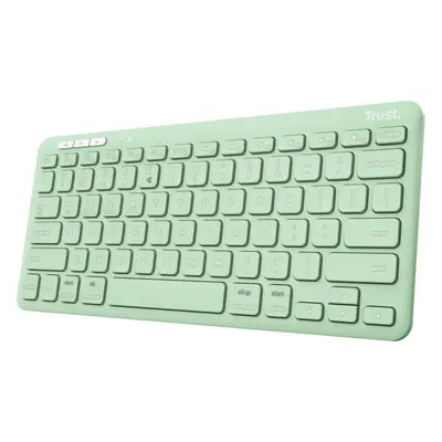 Klávesnice Trust LYRA Compact Wireless Keyboard - US, zelená