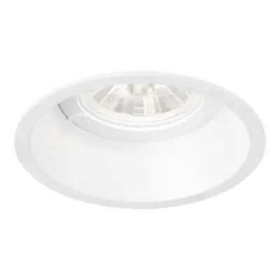 Wever & Ducré Kulaté stropní zapuštěné svítidlo DEEP CEILING REC 1.0 LED 1800-3000K W Tree bílá 