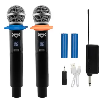 Mikrofon Veles-X Dual Wireless Handheld Microphone Party Karaoke System with Receiver