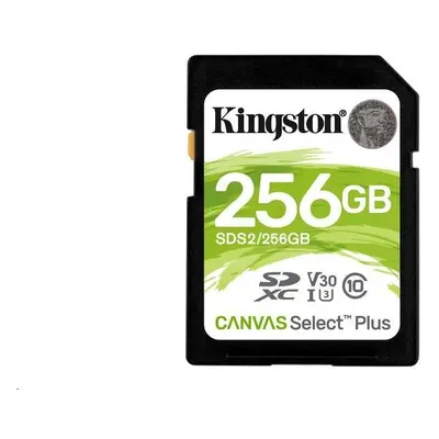 Paměťová karta Kingston SDXC 256GB Canvas Select Plus