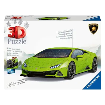 3D puzzle Ravensburger Puzzle 115594 Lamborghini Huracán Evo Zelené 108 Dílků