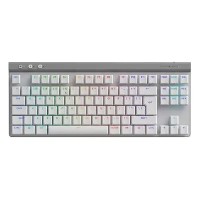 Herní klávesnice Logitech G515 TKL Lightspeed Tactile White - US INTL