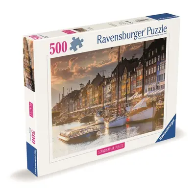 Ravensburger 120008460 Skandinávie: Západ slunce v Kodani