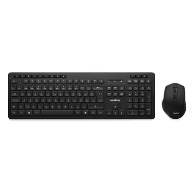 Set klávesnice a myši Niceboy OFFICE MK10 Comfort Set - CZ