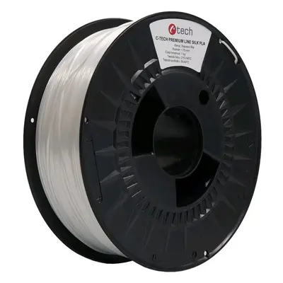 Filament C-TECH filament PREMIUM LINE PLA Silk dopravní bílá RAL9003