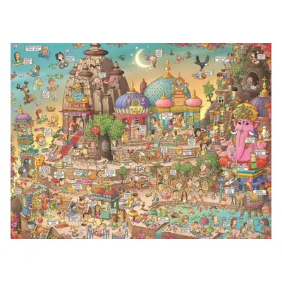 HEYE Puzzle Země jógy 1500 dílků