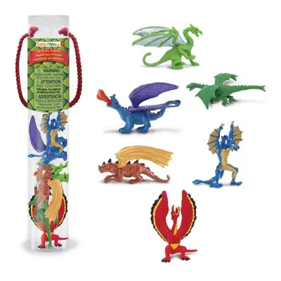 Set figurek a příslušenství Safari Ltd. Designerská Tuba - Draci 1