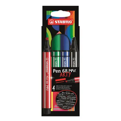 Fixy STABILO Pen 68 MAX - ARTY - 4 ks