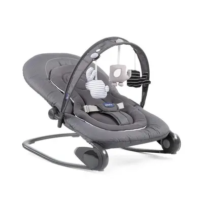 Dětské lehátko CHICCO Houpátko Hoopla - Moon Grey 0m+, do 18 kg