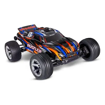 Traxxas Rustler 1:10 BL-2s RTR oranžový