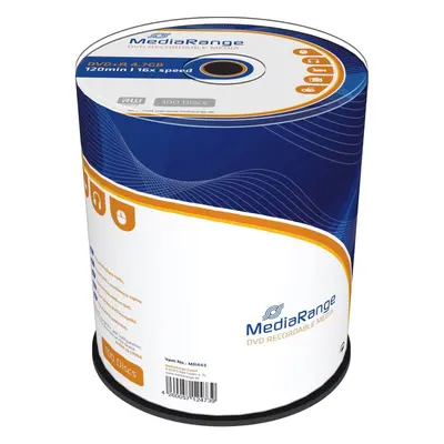 Média MEDIARANGE DVD+R 4,7GB 16x spindl 100ks