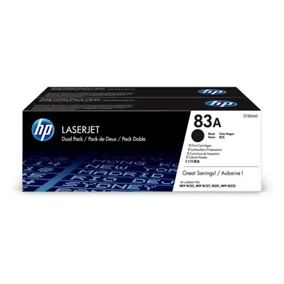 Toner HP CF283AD č. 83AD Dual Pack černý 2ks originální