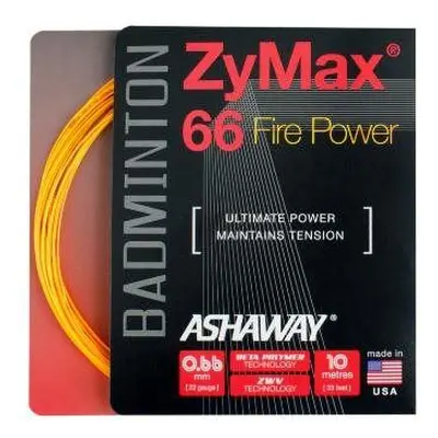 Badmintonový výplet Ashaway Zymax Fire Power 66 orange