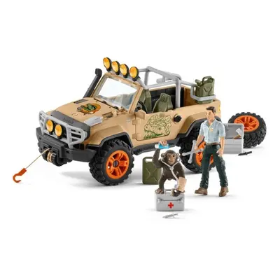 Doplňky k figurkám Schleich 4 x 4 terénní auto s navijákem 42410